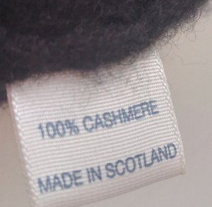 Стильная шапка, 100% шотландский кашемир