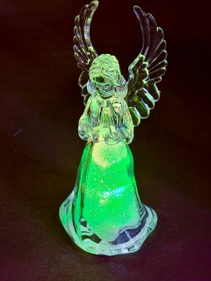 Фонарь Ангел 12х5см переливается разным цветом