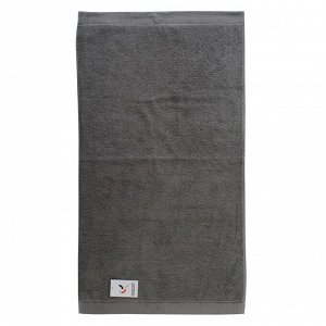Полотенце бнное темно-серого цвета из коллекции Essential, 70х140 см