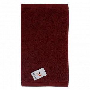 Полотенце для рук бордового цвета Essential, 50х90 см