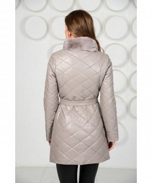 Красивое пальто из искусственной кожиАртикул: RL-669-B