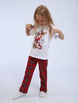 Пижама детская, модель 328, трикотаж (Новый год)