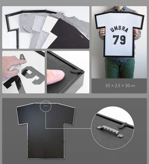 Рамка для футболки T-frame черная