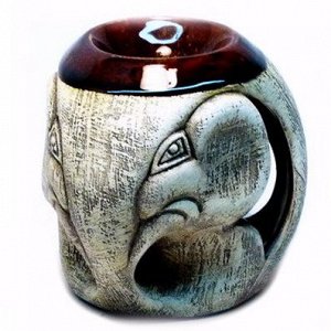 N506-01 Аромалампа Слон, керамика 10,5см