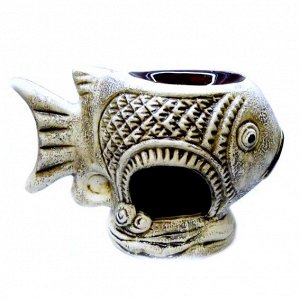 N506-13 Аромалампа Рыба, керамика 16х10см