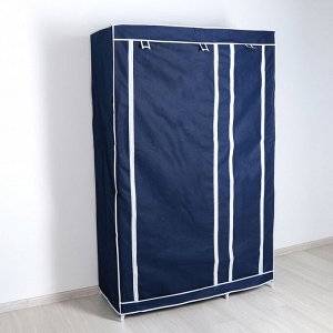 Шкаф для одежды, 108x43x172 см, цвет синий
