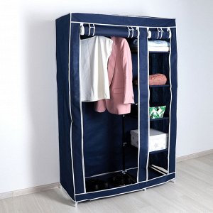 Шкаф для одежды, 110?45?175 см, цвет синий