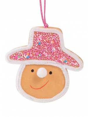 Украшение декоративное подвесное "Пряник" 11х11х2см