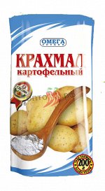 Омега Крахмал картофельный 200 гр ДойПак