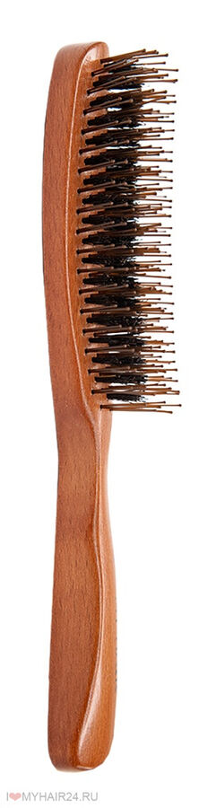 Парикмахерская щетка I LOVE MY HAIR "Shine Brush" деревянная 17280