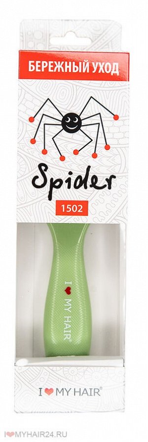 Щетка ILMH "Spider" 1502 зеленая глянцевая L 1ШТУКА БУДЕТ