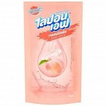 LION &quot;Lipon&quot; Средство для мытья посуды 500мл (мягкая упак.) Персик