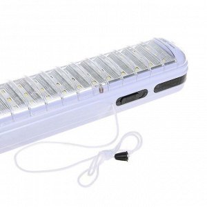 Фонарь-лампа аккумуляторный, YJ-6805TP, 63 LED, подвесной, зарядка от сети, 6х43 см