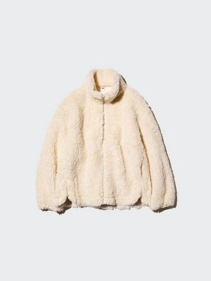 UNIQLO - флисовая куртка на молнии - 78 PURPLE