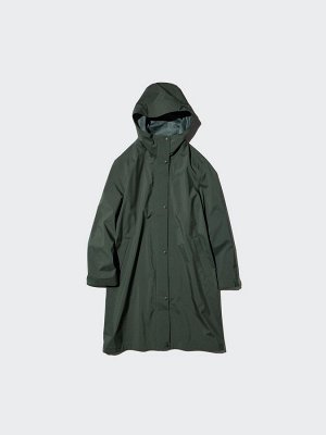 UNIQLO - функциональная куртка BLOCKTECH с расслабленным кроем - 58 DARKGREEN