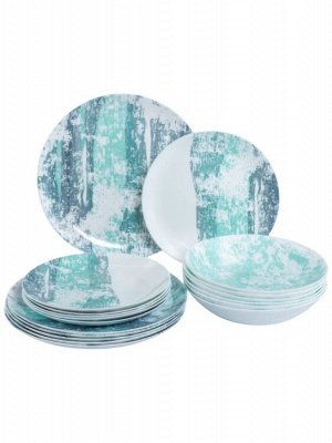 Столовый набор "Diwali Acctit Turquoise" 18пр.