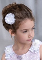 Анна заколка белый