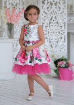 Розана нарядное платье белый