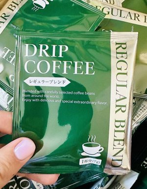 Кофе дрип молотый в фильтр-пакетах Drip Coffee 10шт.✿