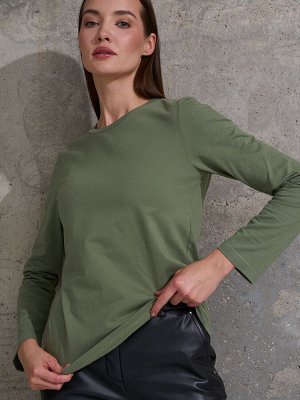 Лонгслив женский   олива