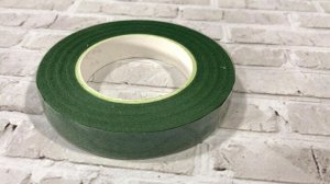Тейп лента, 1,2 см, зеленый