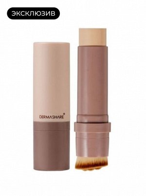 Стик тональный для лица в оттенке слоновой кости, 14 гр / Dermashare Cover Stick Vegan Natural Foundation 21 Ivory