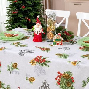 Набор столового белья АРТ ДИЗАЙН «Серебряный звон», рогожка