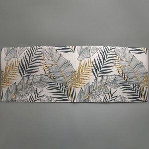 Коврик Доляна «Листья», 45x120 см