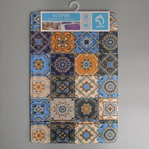 Коврик для дома Доляна «Богемия», мозаика, 40x60 см
