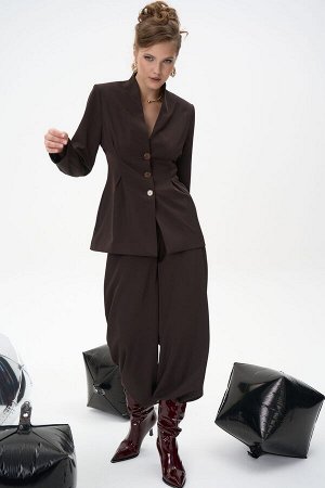 Пиджак Тайрис (шоколадный)