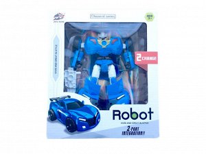 Робот-трансформер синий