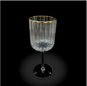 Набор бокалов для вина 6 шт, 300 мл, стекло, FLOWERS