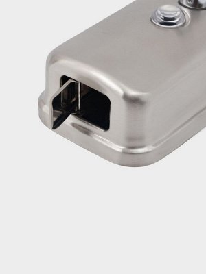 Диспенсер механический для антисептика, жидкого мыла, 500 мл, нержавеющая сталь