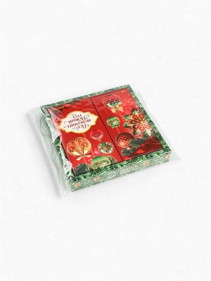 Подарочный набор новогодний «Всё исполнит Новый год», чай 50 г, шоколад 70 г