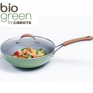 Сковорода WOK с крышкой "Bio GREEN"