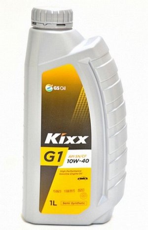 Масло моторное GS Kixx G1 10w40 1л SN/CF полусинтетика