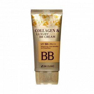 3W Clinic Collagen & Luxury Gold BB Cream ББ крем с коллагеном и коллоидным золотом