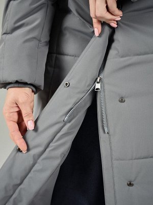 Пальто. Цвет: Серый