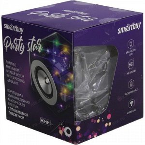 Акустическая система Smartbuy PARTY STAR, RGB, Bluetooth, 3 Вт (SBS-500)/8