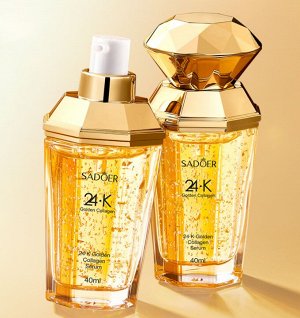 Сыворотка для лица с золотом 24к и коллагеном 40 мл