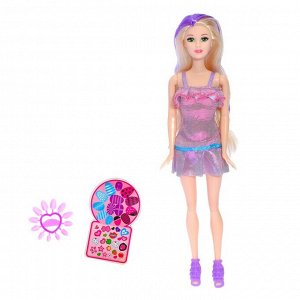 Кукла-модель «Эмма» с наклейками, с аксессуарами, МИКС, в пакете