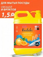 Kaiteki Средство для мытья посуды апельсин, 1,5 л