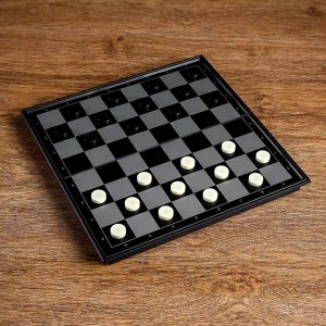 Настольная игра 3 в 1 "Классика": шахматы, шашки, нарды, магнитная доска, 25 х 25 см