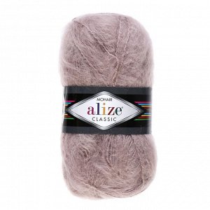 Пряжа "Mohair classic" 25% мохер, 24% шерсть, 51% акрил 200м/100гр (541 норка)