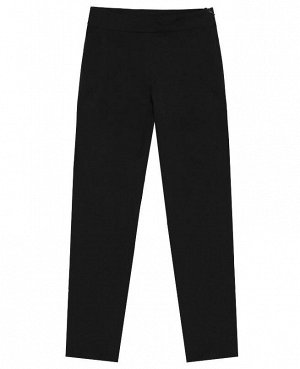 Черные брюки для девочек Цвет: черный