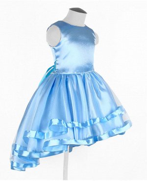 Голубое платье для девочки Цвет: голубой