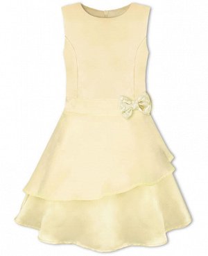 Желтое нарядное платье для девочки Цвет: желтый