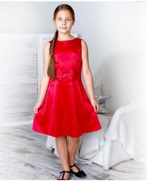 Красное нарядное платье для девочки Цвет: красный