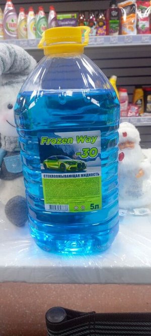 Незамерзающая жидкость 5л, -30 град. желтая  крышка