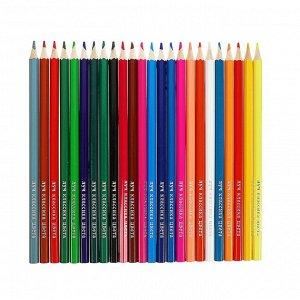 Луч Цветные карандаши 24 цвета «Классика», шестигранные